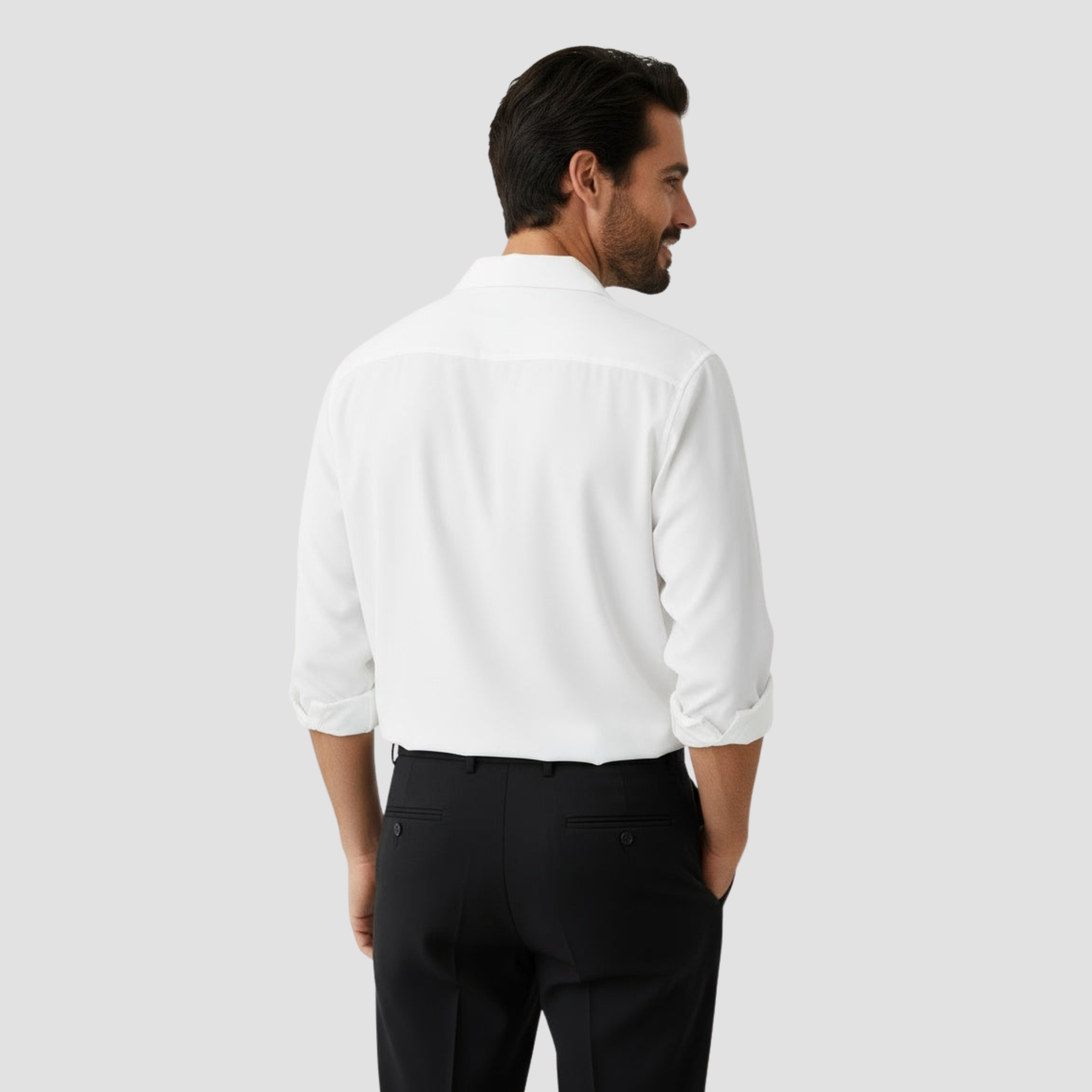 Olvisar - Herreskjorte Med Åben Krave