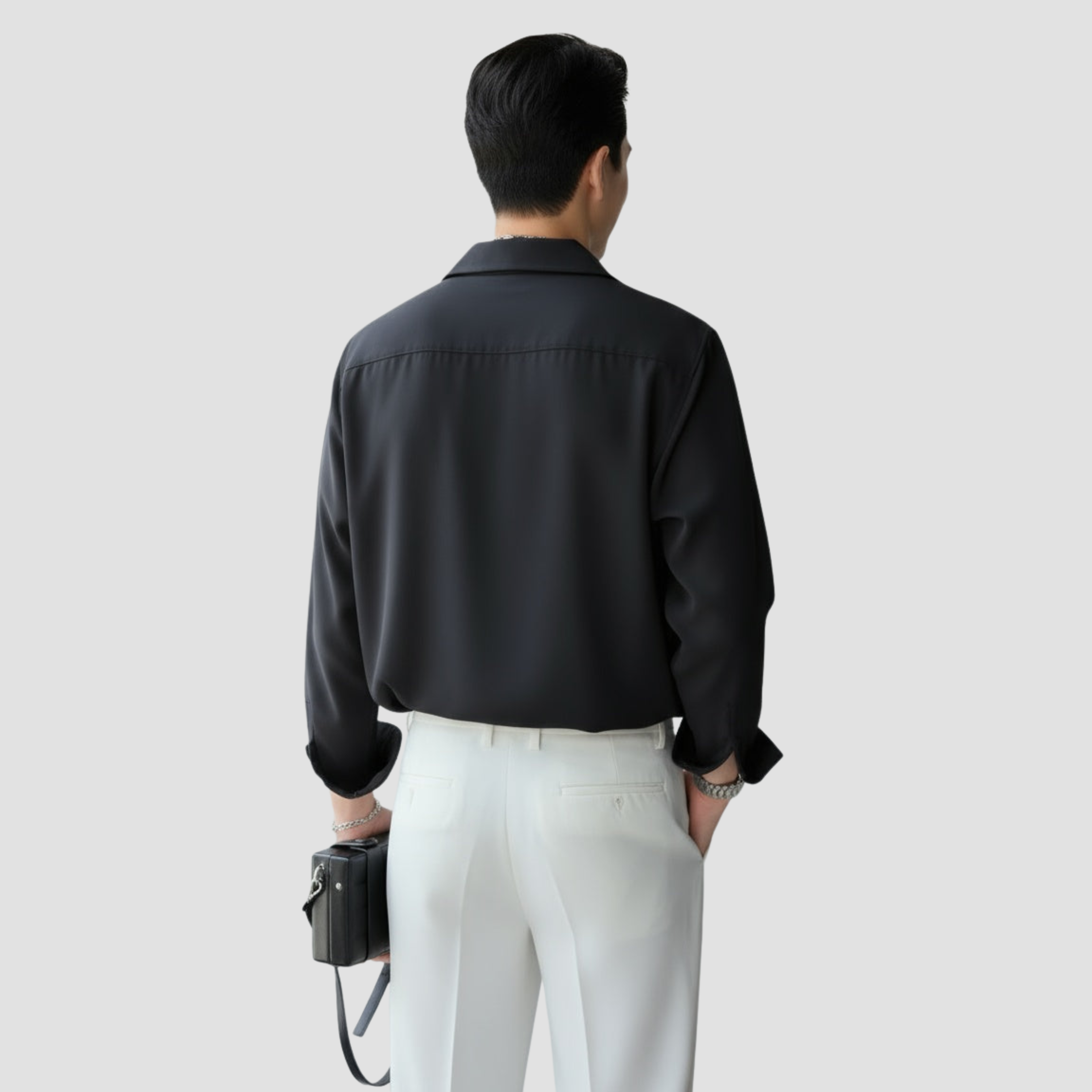 Olvisar - Herreskjorte Med Åben Krave