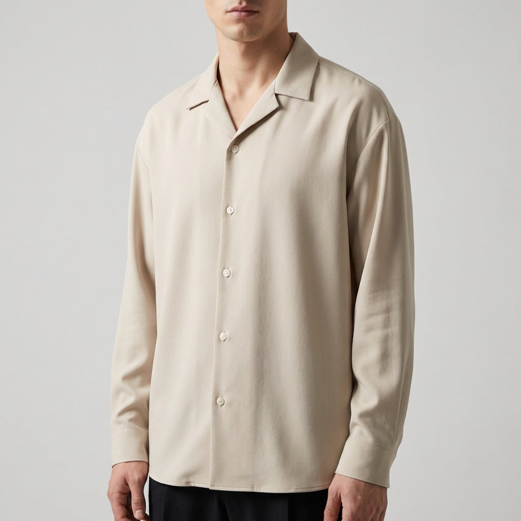 Olvisar - Herreskjorte Med Åben Krave