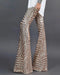 Dame Metallic Bukser | Glitrende Festbuks Stretch Behagelig og Moderne