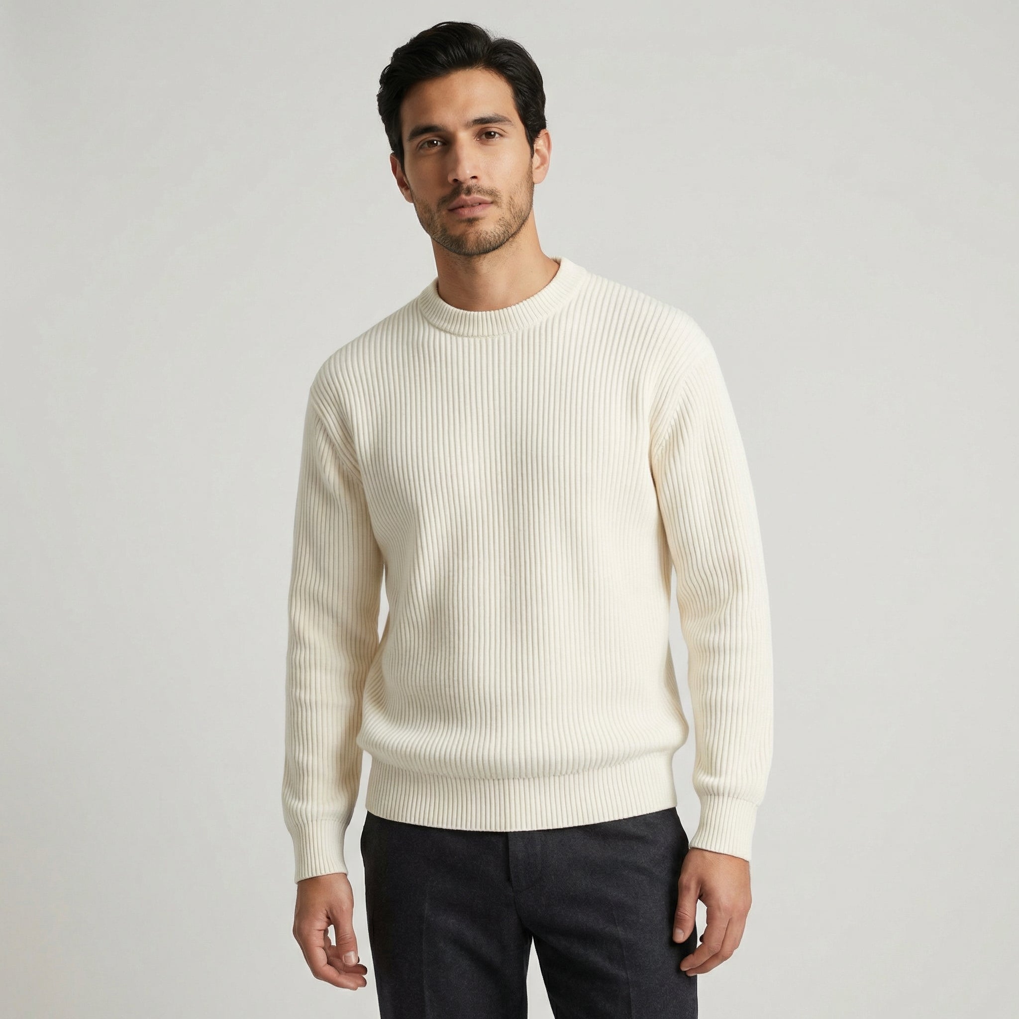 Ribcrest - Herre Ribstrikket Sweater