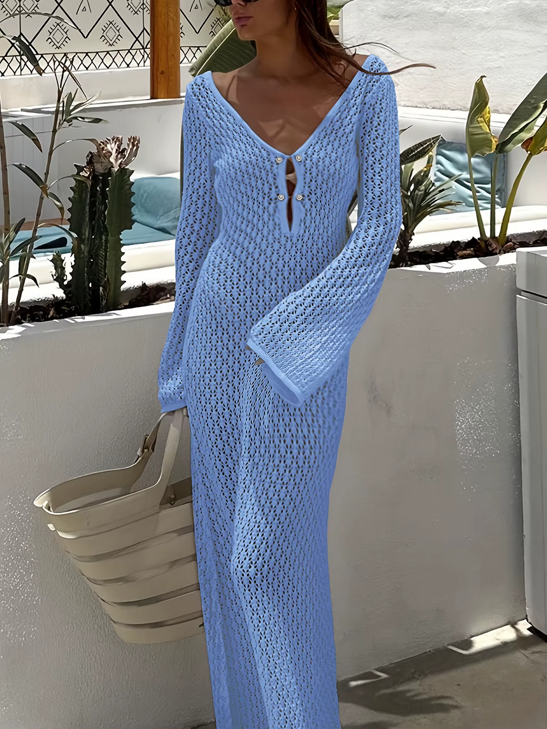 Isabelle Badekåbe στο πλέξιμο με βελονάκι | Dos Nu & Style Estival