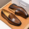 Últimos zapatos para hombre 2025 en cuero genuino | Zapatos de conducción sin cordones, mocasines y mocasines cómodos