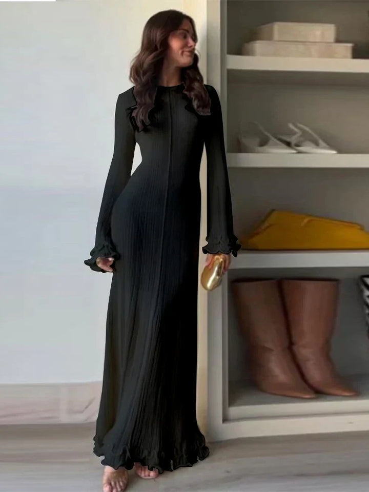 Φόρεμα Φρέγια Μποέμ Μαξι | Φαρδιά Μανίκια & Ανοιχτή Πλάτη