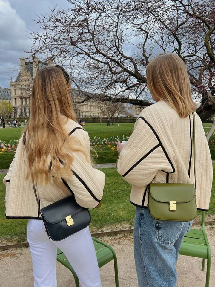 Michon | Jaqueta acolchoada oversized para mulheres com estilo francês - Confortável e na moda