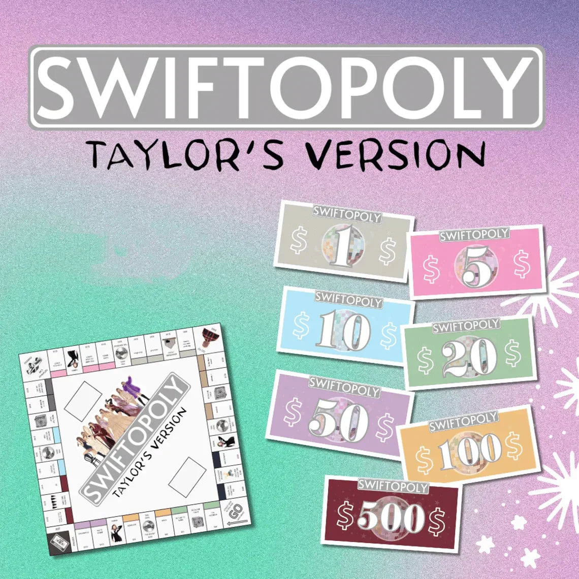 Music board game inspired by Taylor Swift – Collector's edition for fans