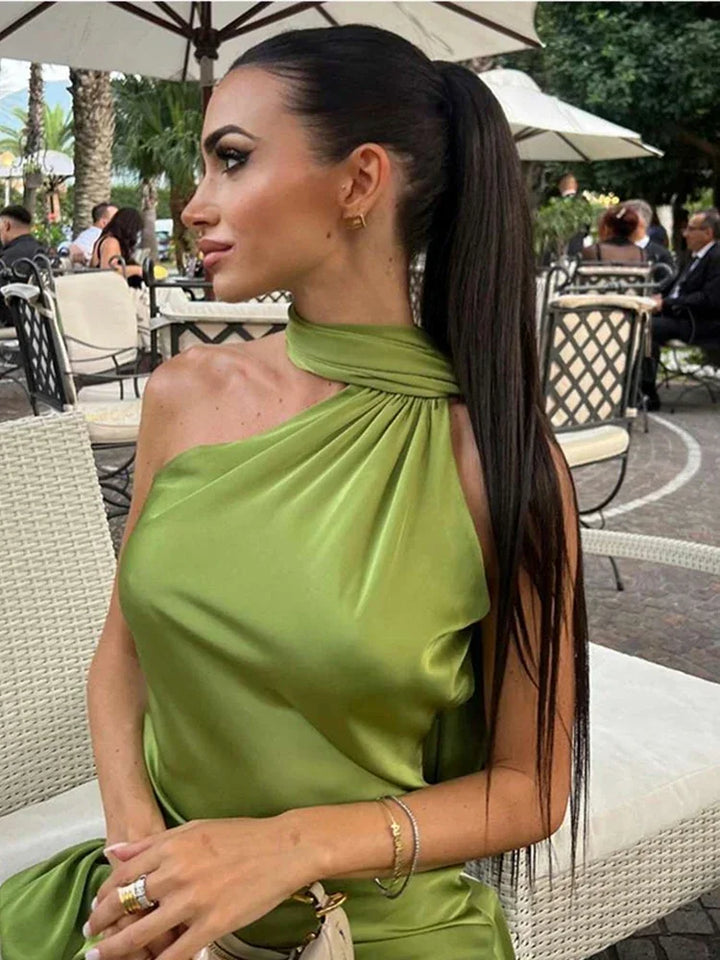 Valentina | Κομψό βραδινό φόρεμα | Ανοιχτή πλάτη & μακρύς ποδόγυρος