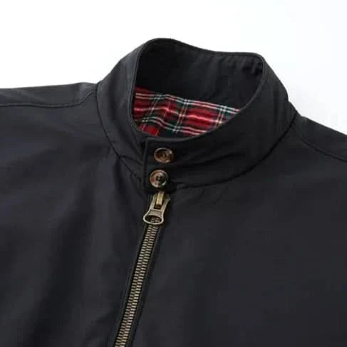 Klassisk Herre Bomberjakke | Slim Fit Jakke med Tern Foring Tidløs Stil
