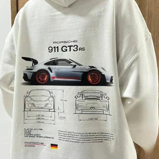 Mikina pretekárskych pretekov JACE | Pre fanúšikov automobilov s jedinečnými detailmi