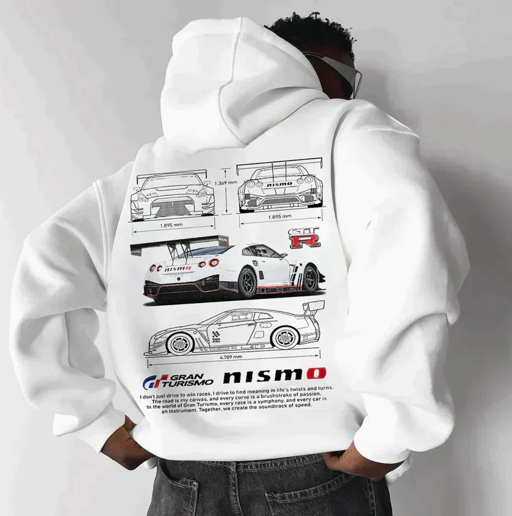 Mikina pretekárskych pretekov JACE | Pre fanúšikov automobilov s jedinečnými detailmi