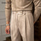 Pantalones de traje para hombre con bolsillos pantalones elegantes formales de fiesta estilo italiano pantalones de lana suave