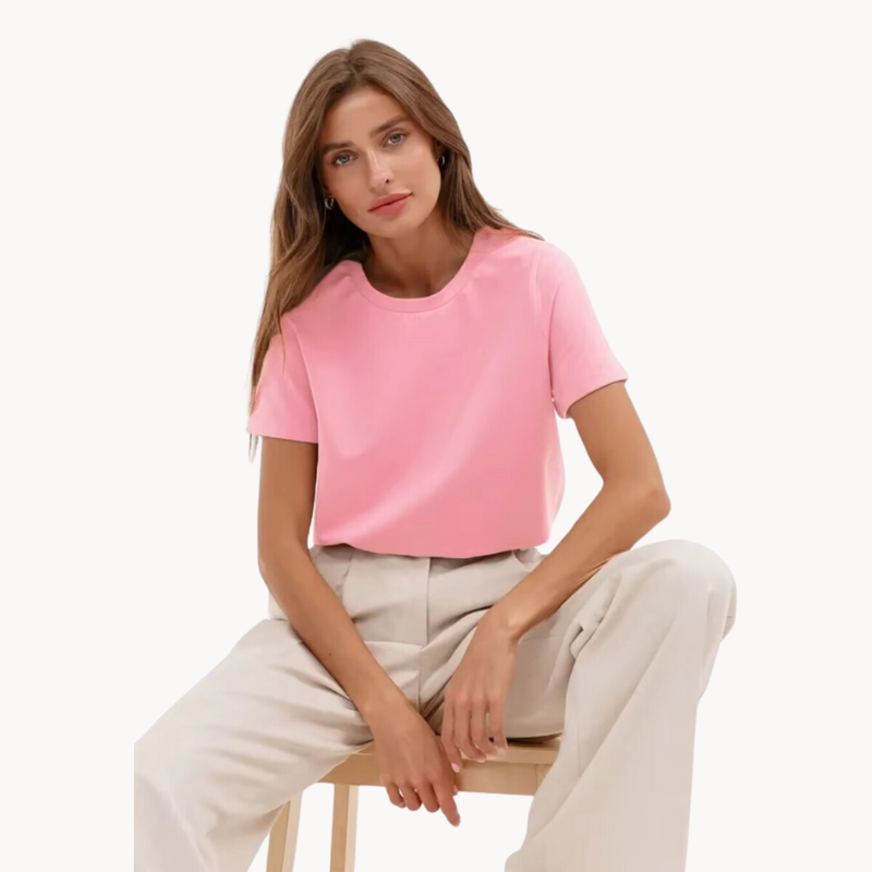 Clara basic tričko pro ženy z měkké bavlny | pohodlí a nadčasový styl