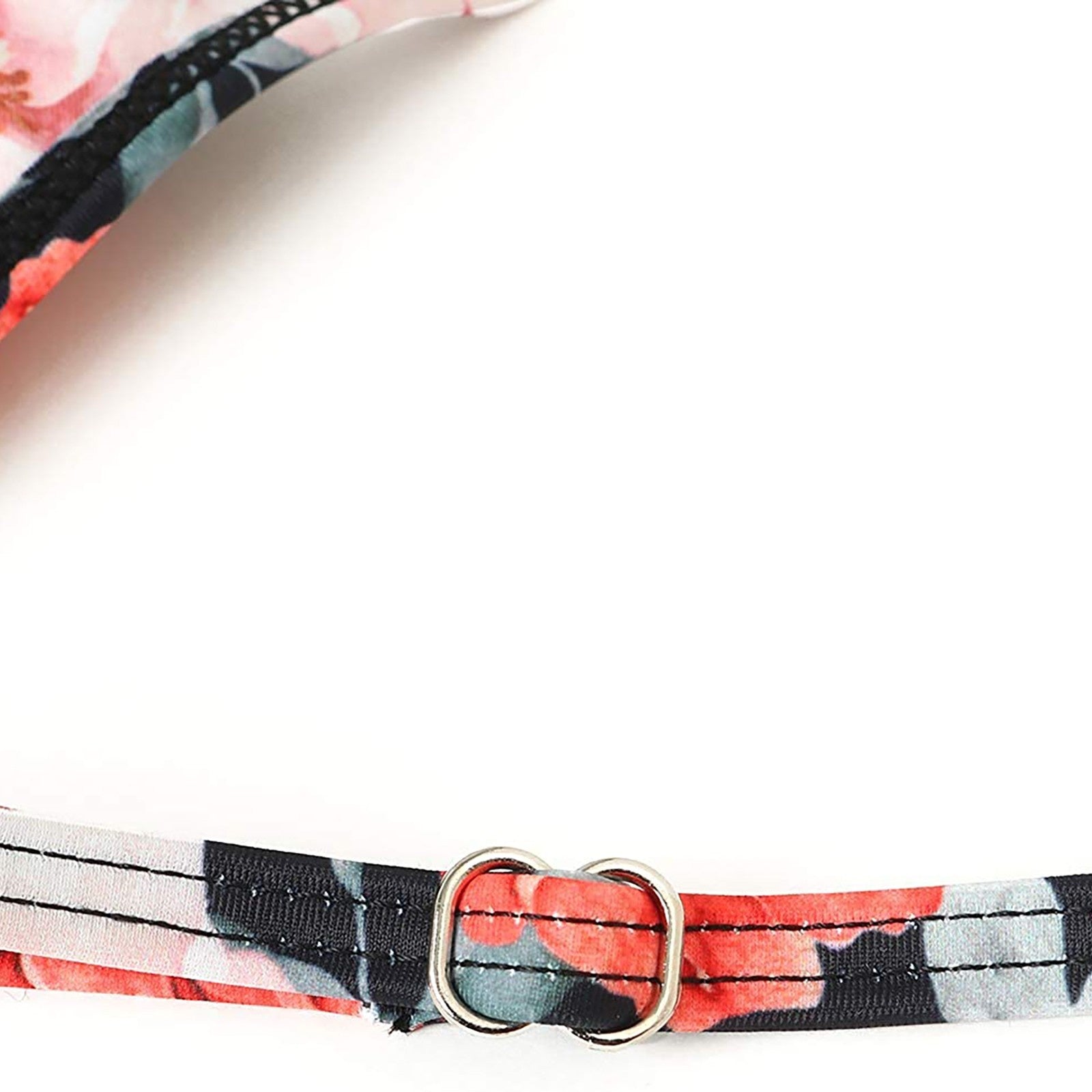 Bikini coloré pour femmes avec taille haute et coupe soutenante