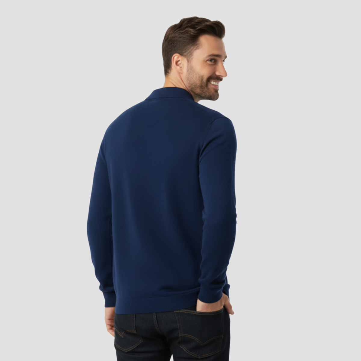 Wintrowe - Langærmet Polotrøje Til Mænd