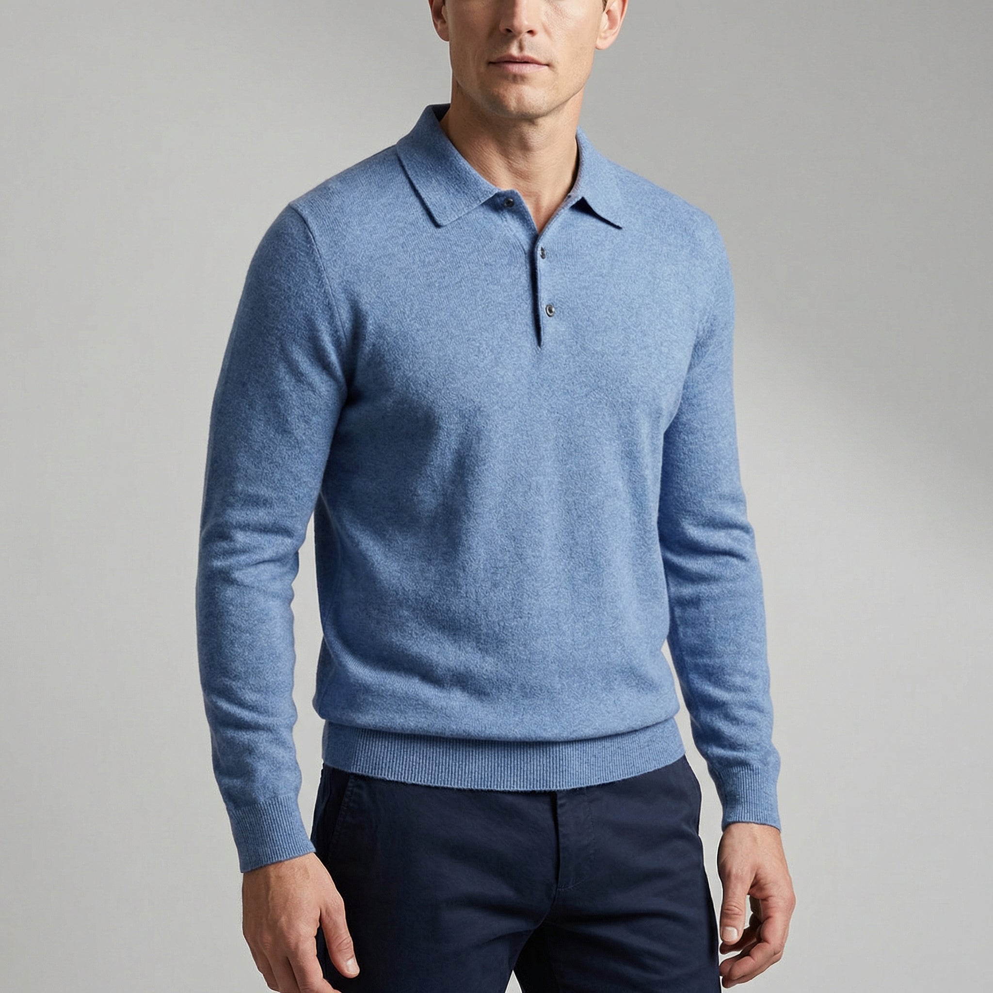 Wintrowe - Langærmet Polotrøje Til Mænd