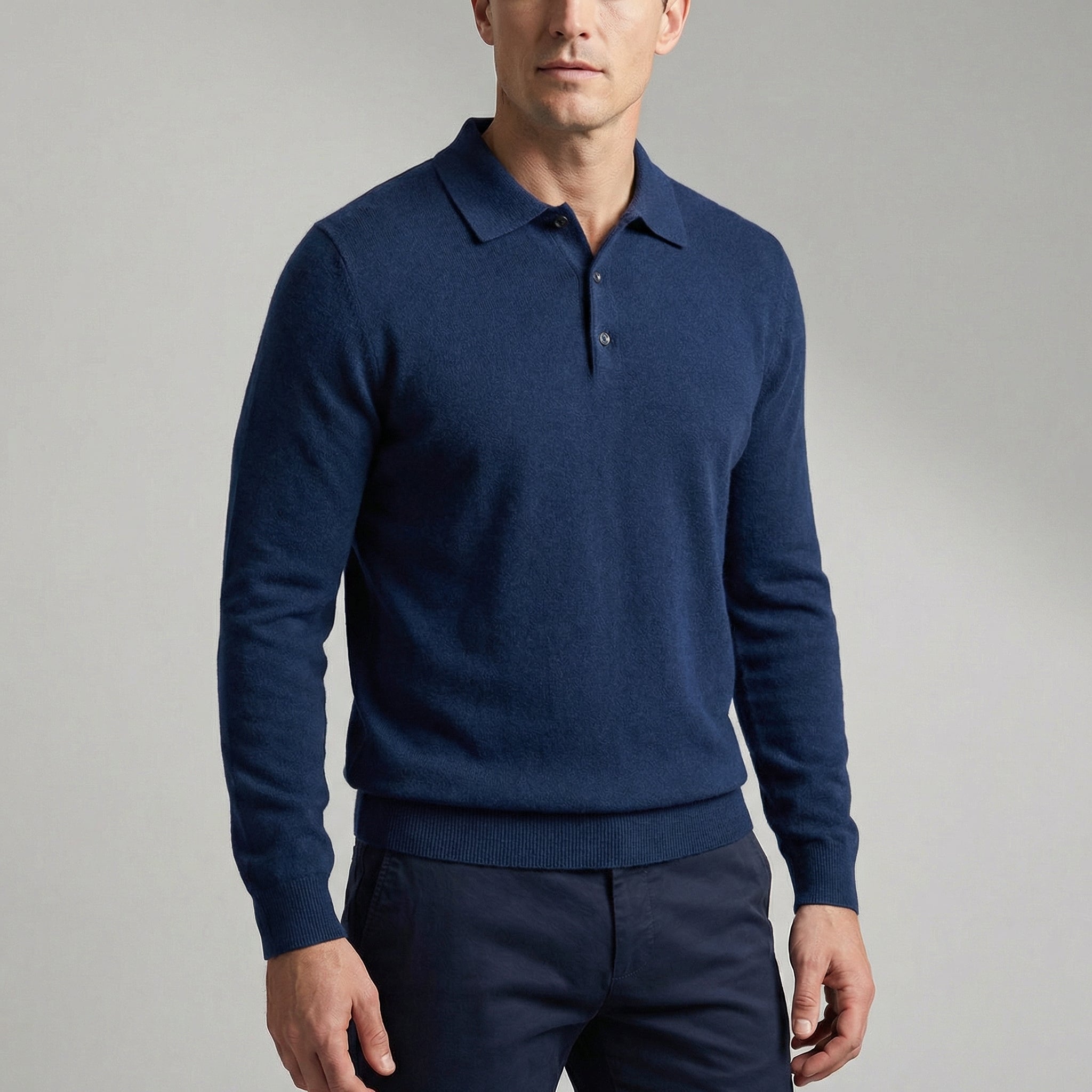 Wintrowe - Langærmet Polotrøje Til Mænd