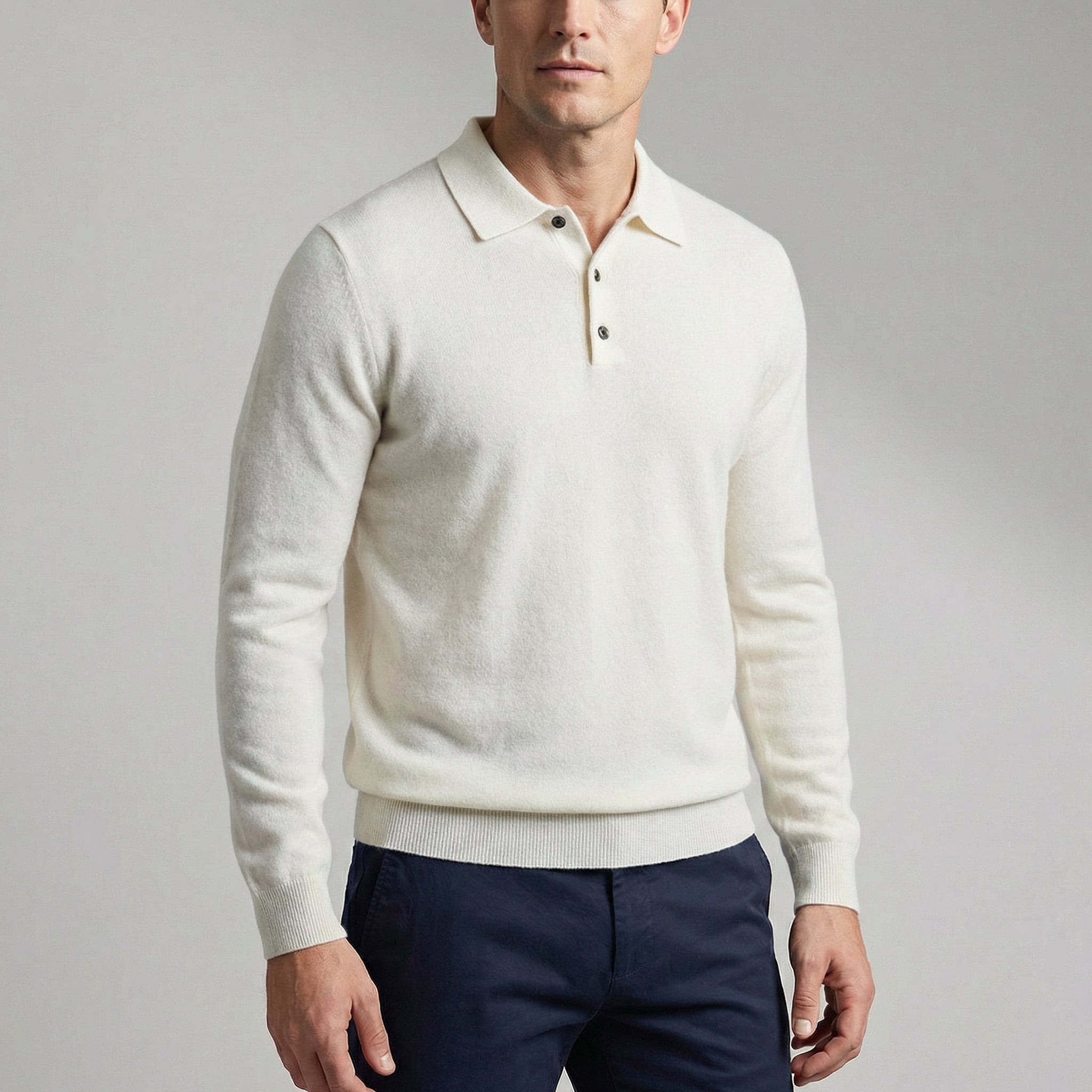 Wintrowe - Langærmet Polotrøje Til Mænd