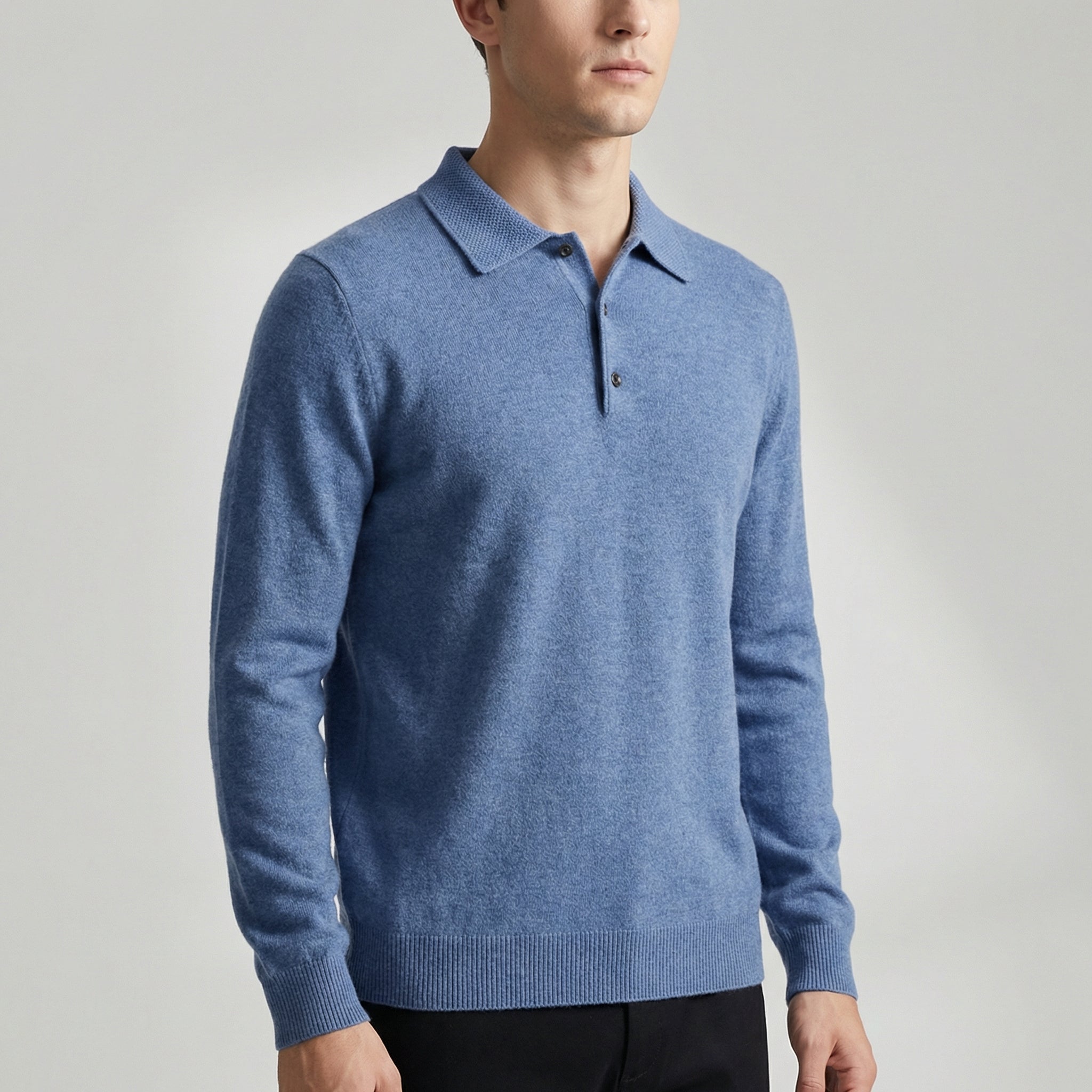 Wintrowe - Langærmet Polotrøje Til Mænd