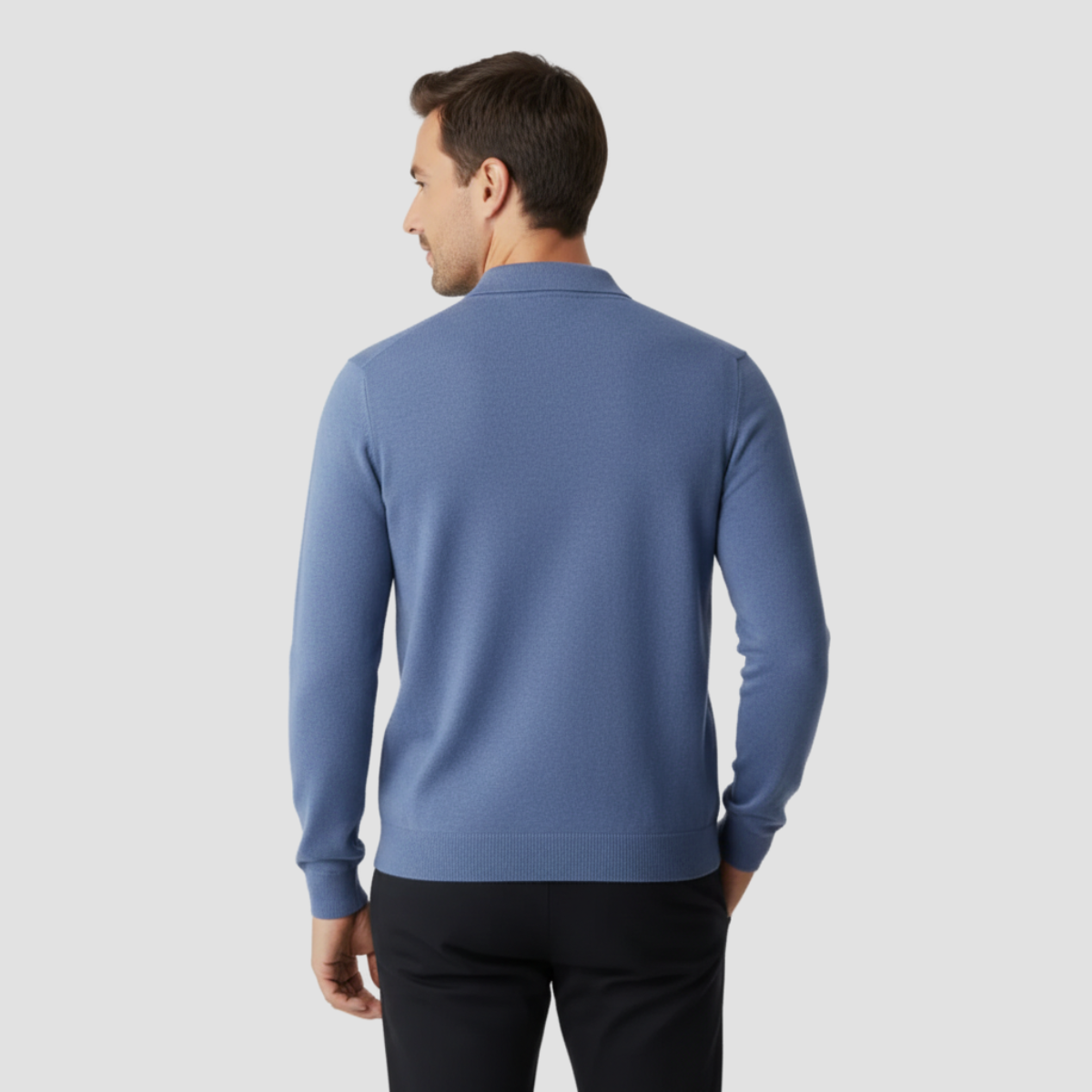 Wintrowe - Langærmet Polotrøje Til Mænd