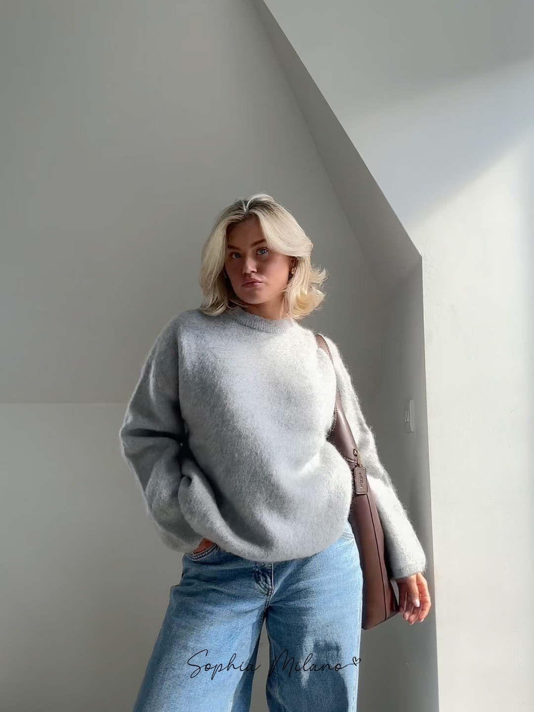 Florine svetr s kulatým krkem