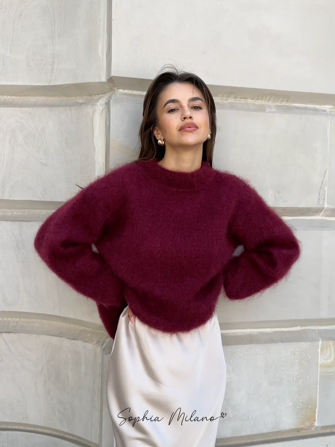 Florine svetr s kulatým krkem