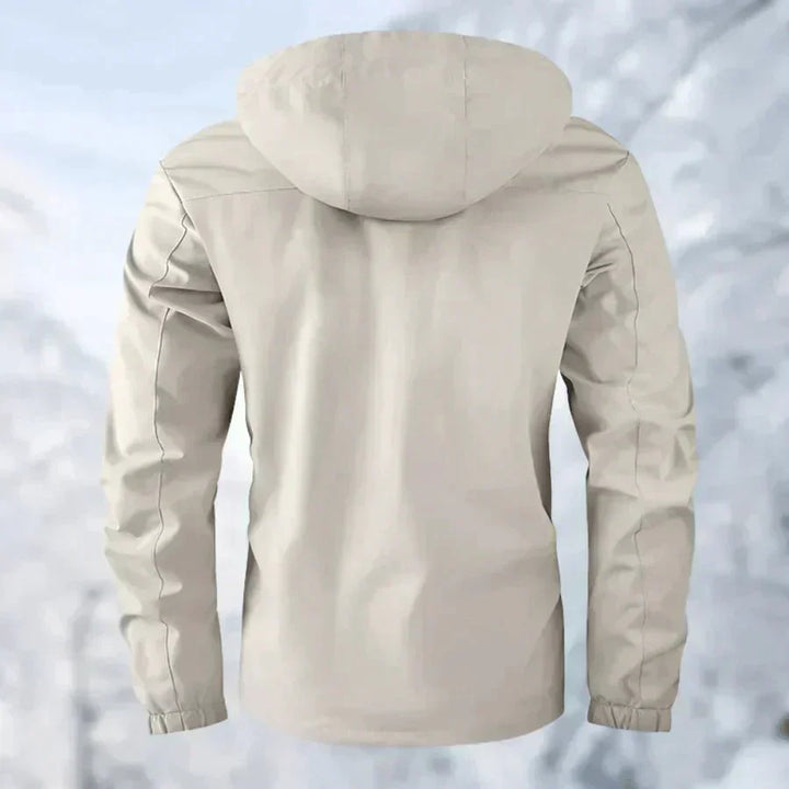 Explorer pánska bunda | Nepremokavá outdoor bunda ľahká s kapucňou a vreckami