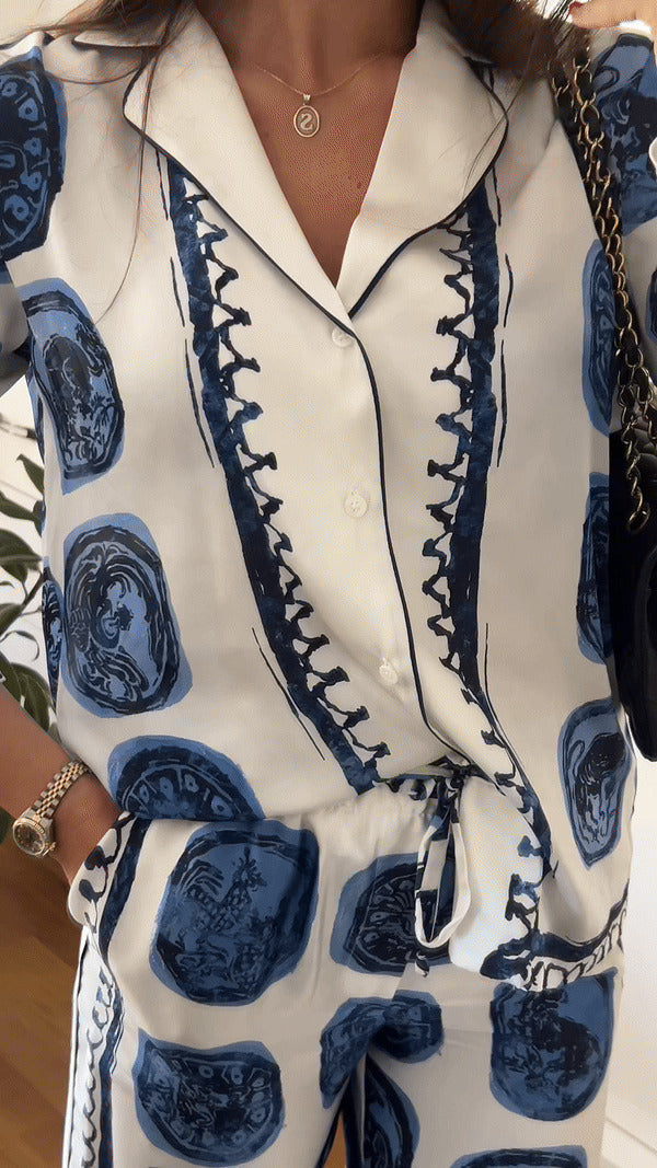 Σετ Lena Harmony | Άνετο και κομψό δίχρωμο σετ για γυναίκες