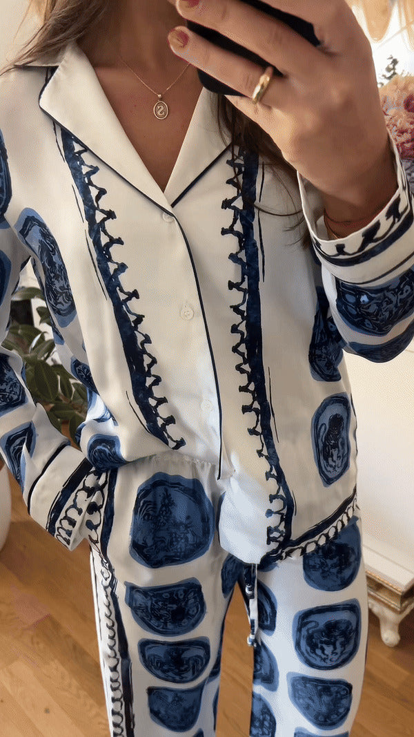 Σετ Lena Harmony | Άνετο και κομψό δίχρωμο σετ για γυναίκες