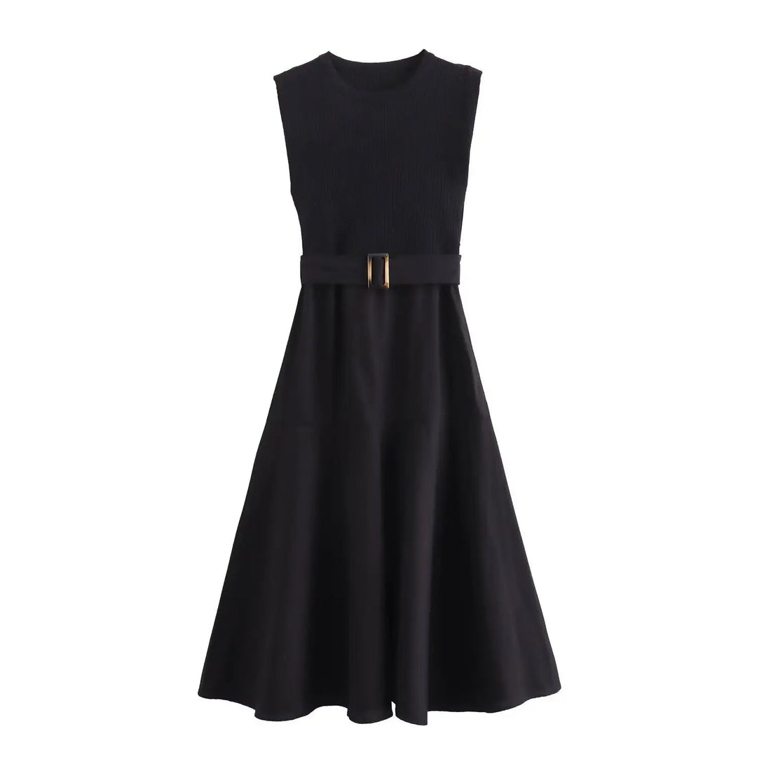 Ditta | Χαλαρό καλοκαιρινό φόρεμα για γυναίκες με ζώνη - αέρινο, μοντέρνο και άνετο