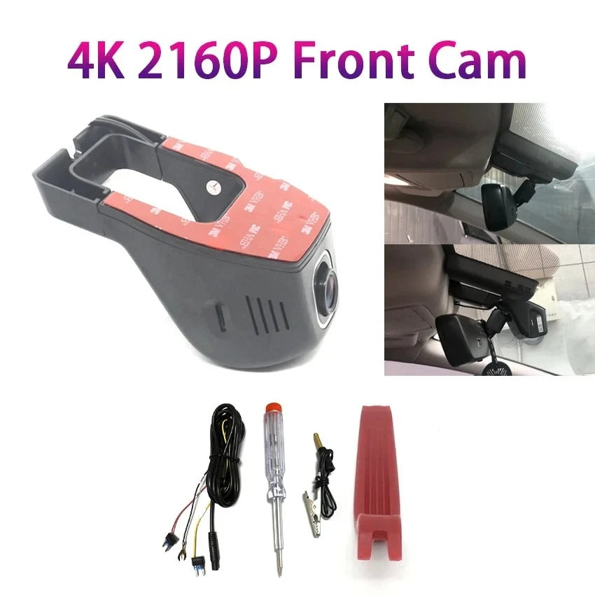 4K WiFi Dashcam for Car with Parking Monitor
