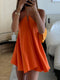 Olivia-mini dress for women with deep v-cut and waited silhouette