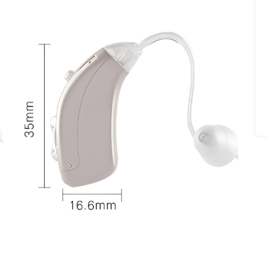 Rechargeable Bluetooth hearing aids with noise reduction | clear sound and comfort