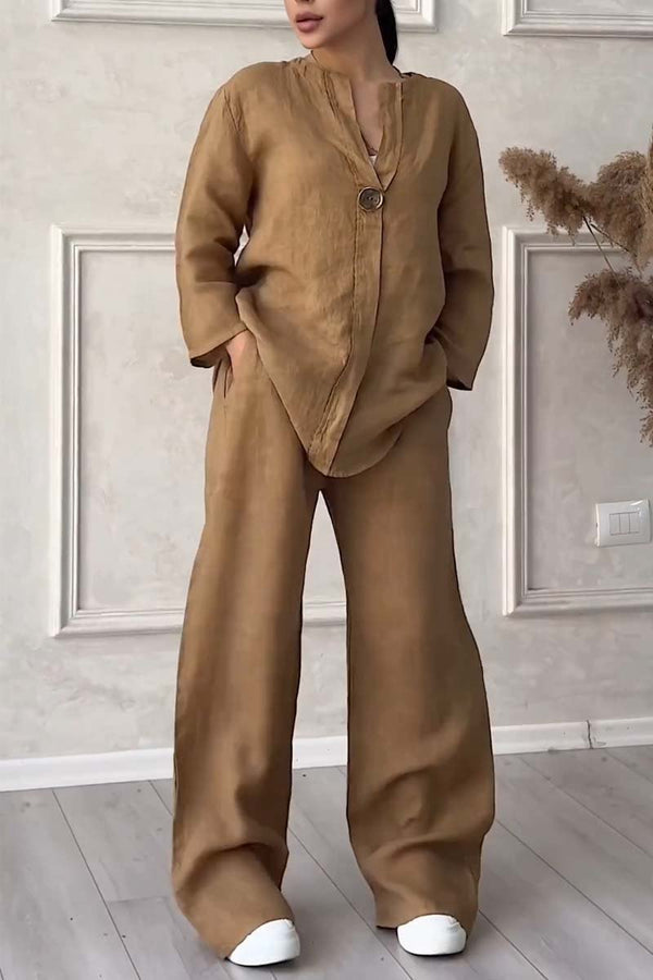 Chantel | Dvousedová sada z bavlněného lnu - lehká a sofistikovaná