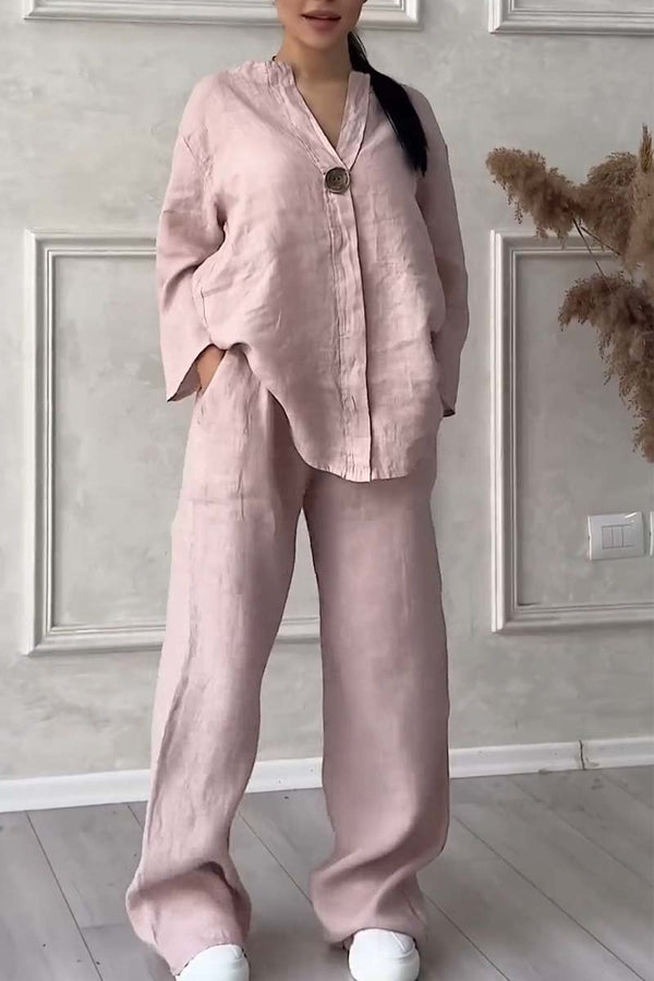 Chantel | Dvousedová sada z bavlněného lnu - lehká a sofistikovaná