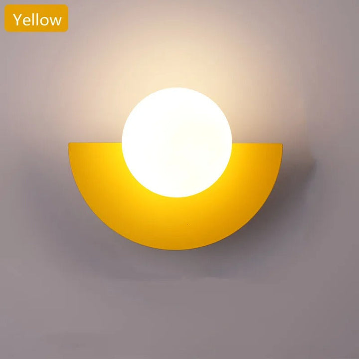 Summit - Nordisk polokruhová nástěnná lampa