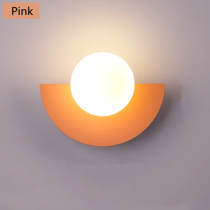 Summit - Nordisk polokruhová nástěnná lampa