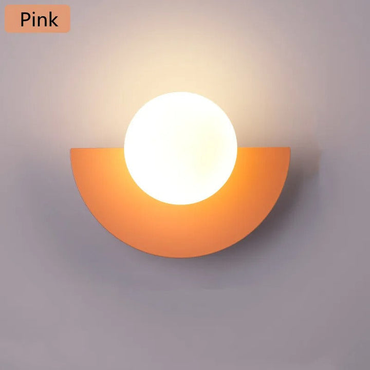 Summit - Nordisk polokruhová nástěnná lampa