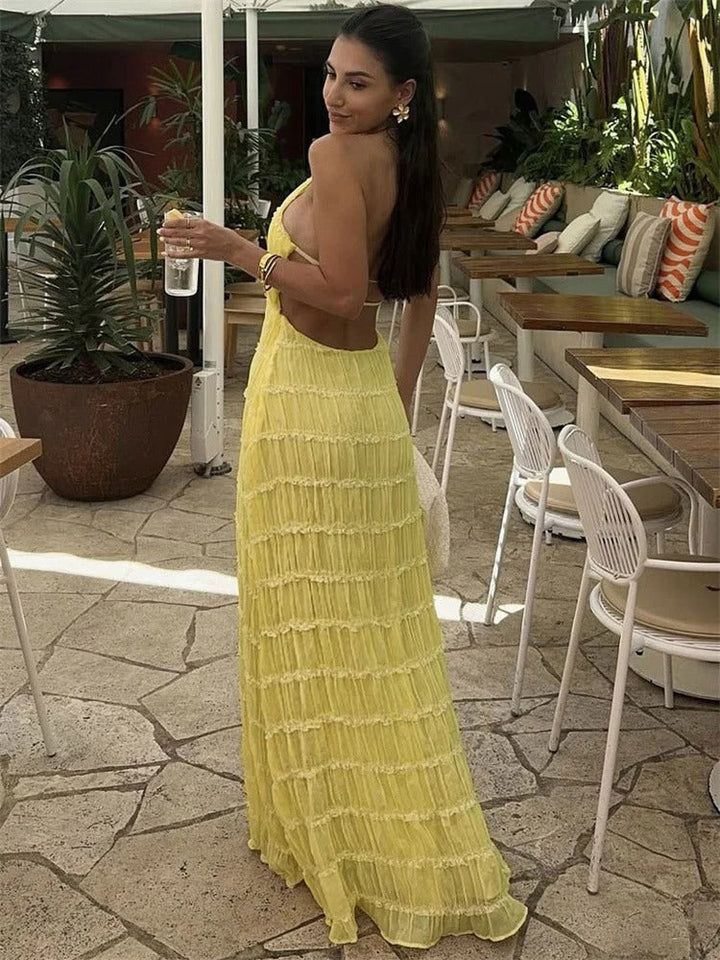 Jovanka | Elegantné držiaky Maxi-šaty