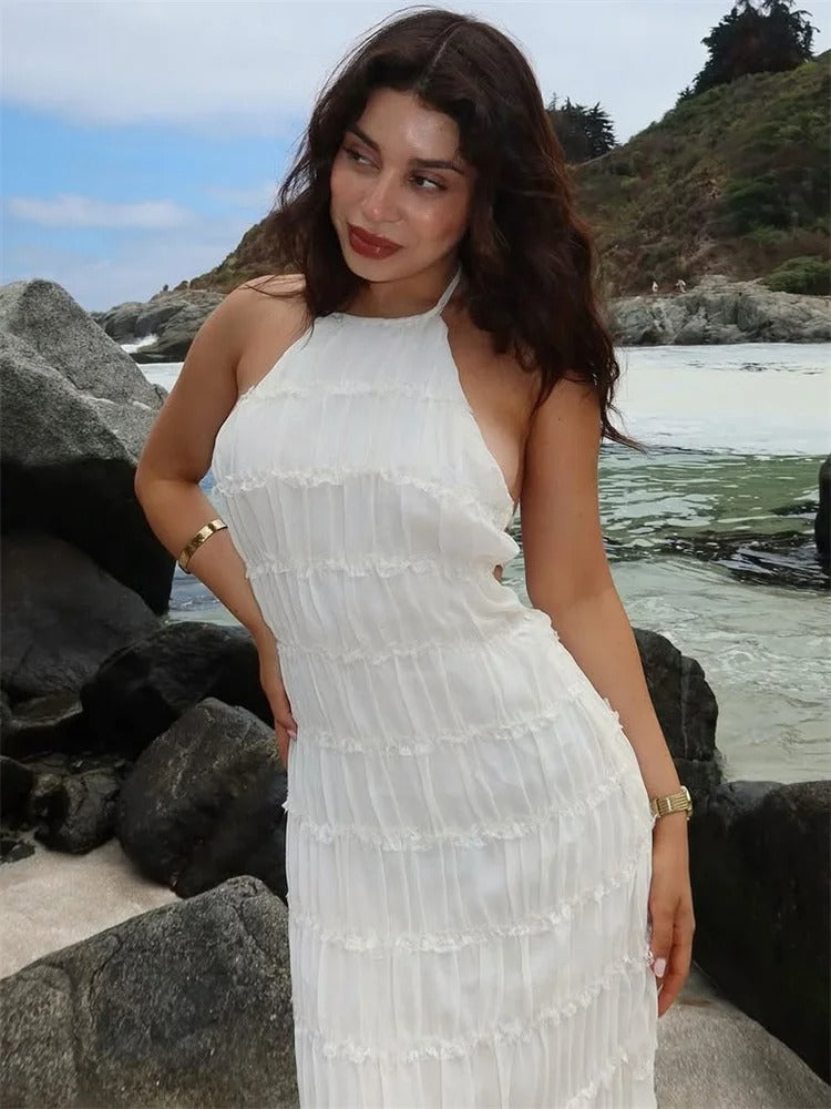 Jovanka | Elegantné držiaky Maxi-šaty