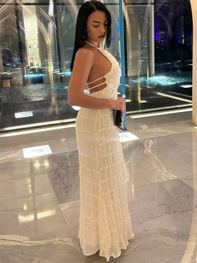 Jovanka | Elegantné držiaky Maxi-šaty