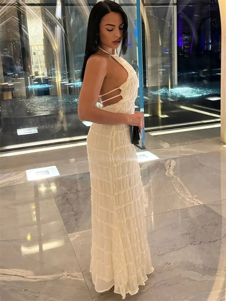 Jovanka | Elegantné držiaky Maxi-šaty