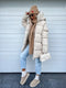 Puffer Dame Vinterjakke | Vand- & Vindafvisende med Moderne Pasform