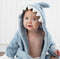 Bata de baño para bebé en algodón suave con capucha de animal