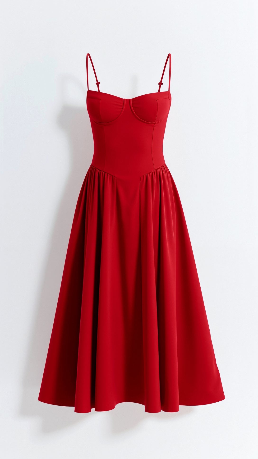 Robe midi fleurie avec corsage à lacets et encolure en forme de cœur