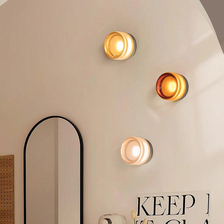 Mystic | Вбудований настінний світильник Dimple Flush Mount