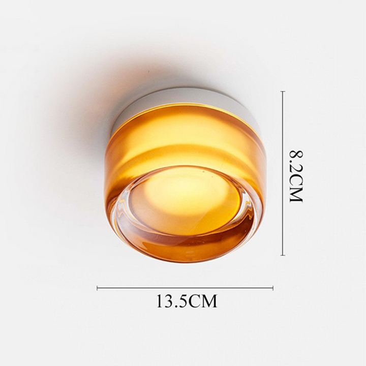 Mystic | Вбудований настінний світильник Dimple Flush Mount