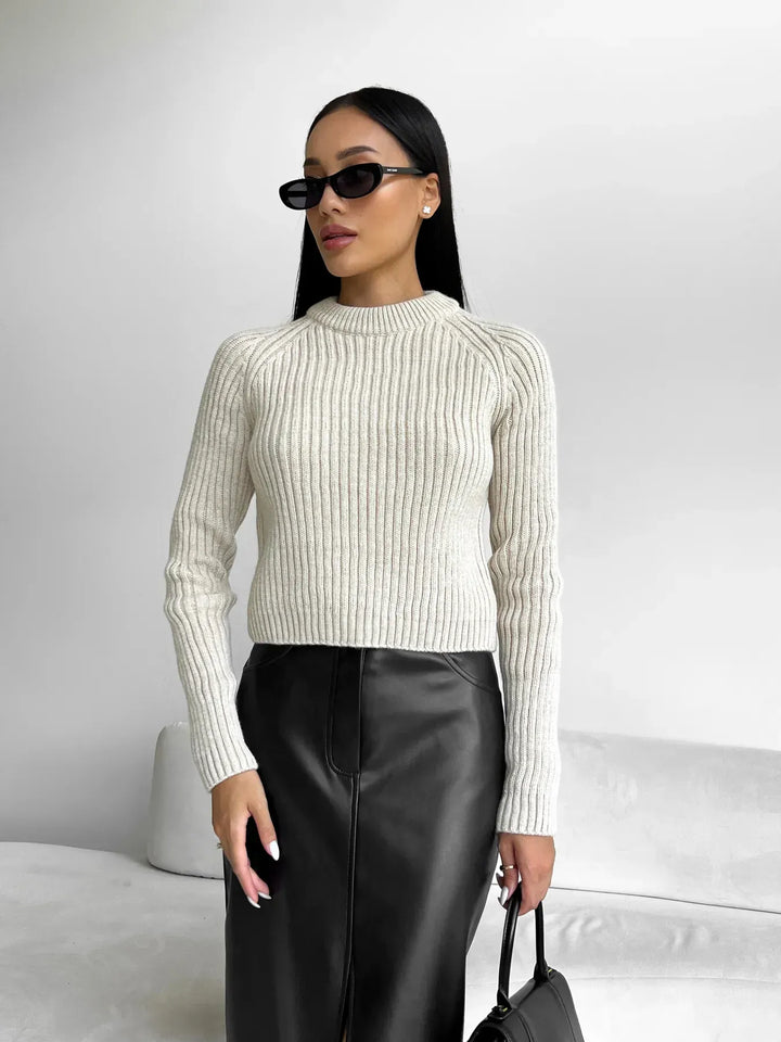 Patricia midi sukňa pre ženy z ekologickej kože | Elegantná sukňa s vysokým rozparkom a koženým vzhľadom