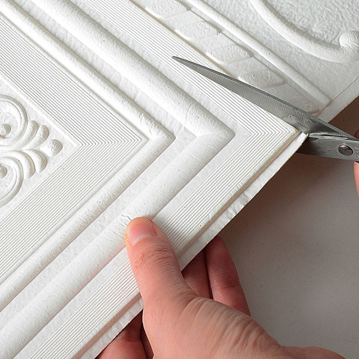 3D vinylové nástenné panely | Odlep a prilep vodotesné nástenné obklady ľahká montáž