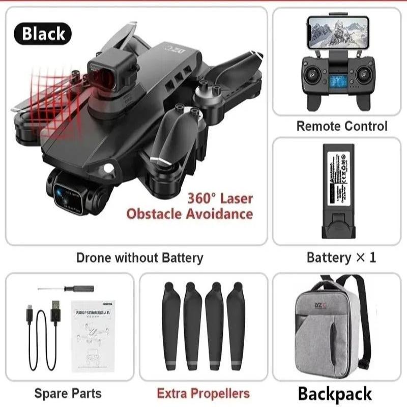 RG109 Pro Drone | 8K HD drone with dual camera, GPS and brushless motors
