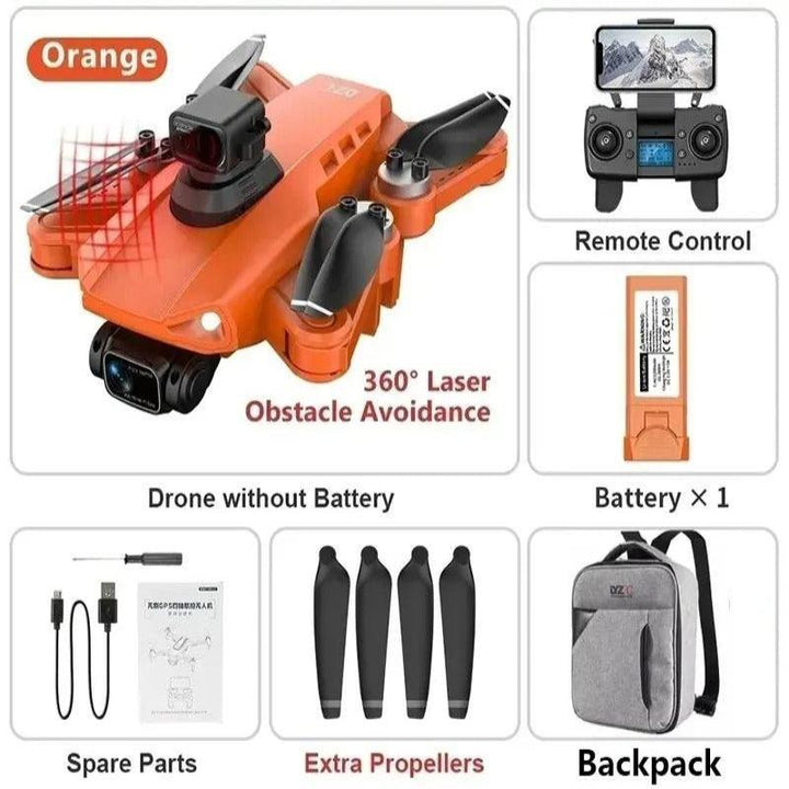 RG109 Pro Drone | 8K HD drone with dual camera, GPS and brushless motors